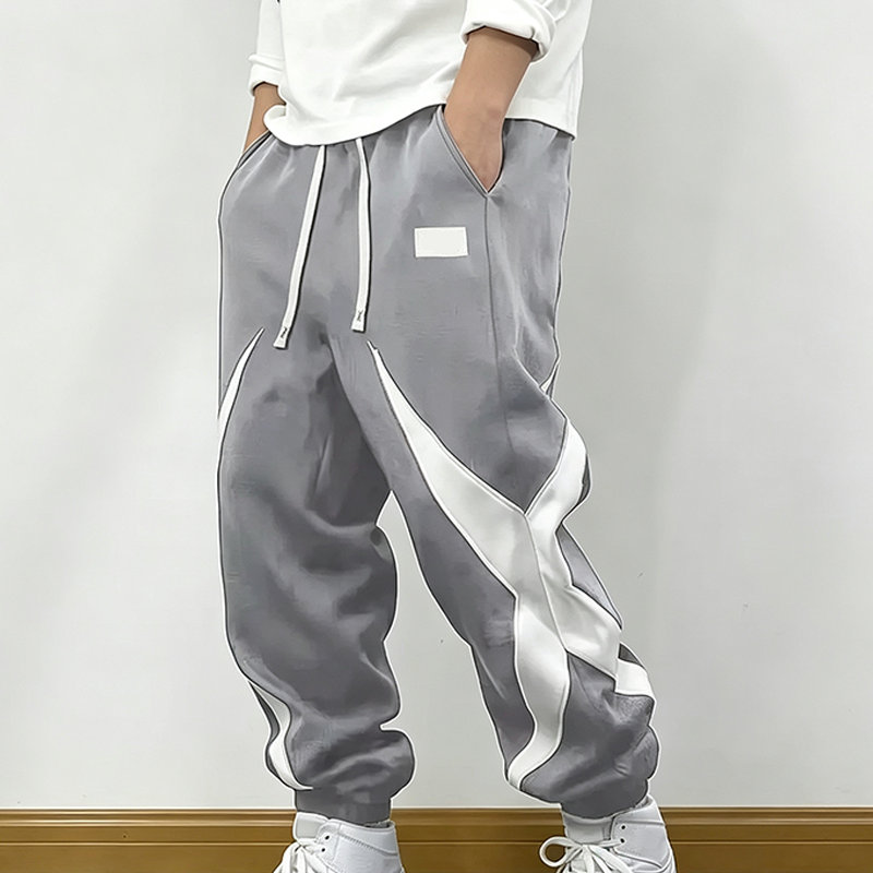Men Color Block Jogger Sweatpants
