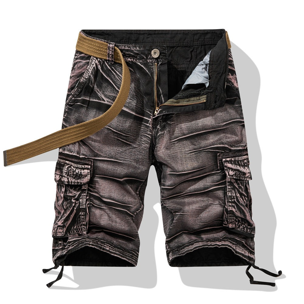 Loose-fitting cargo shorts