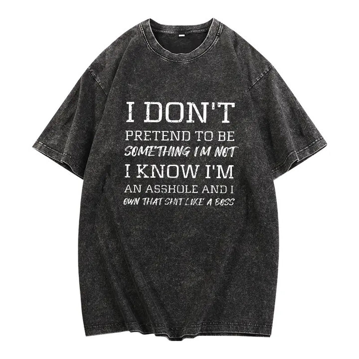Humorous slogan men&