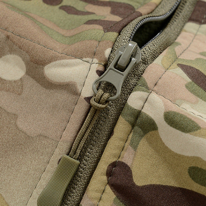 Men Camo Hooded Tactical Jacket