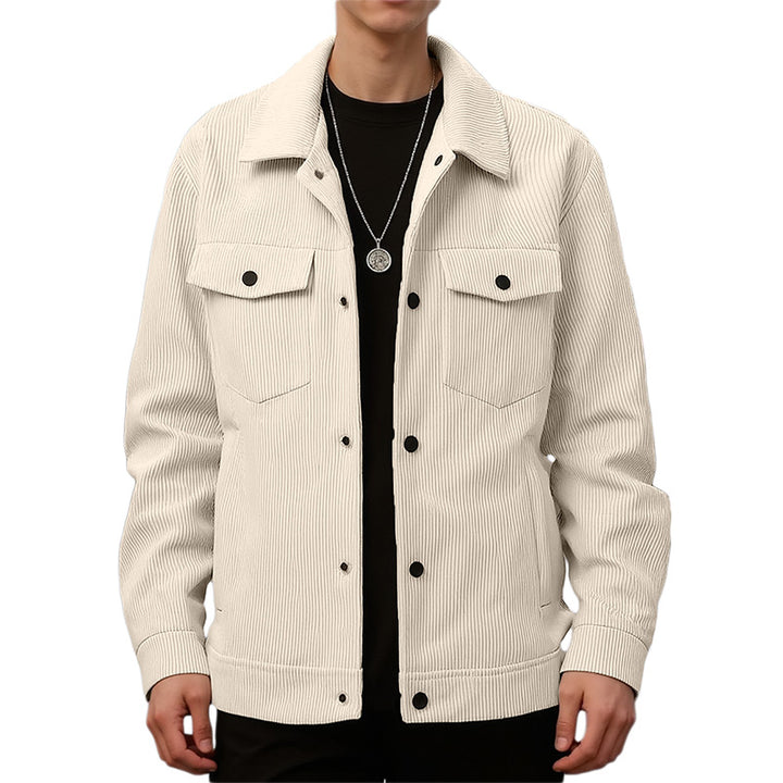 Corduroy Button Shirt Jacket