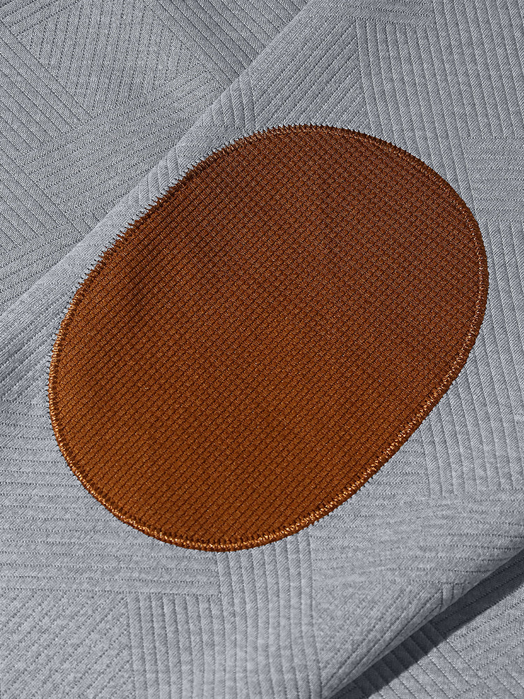 Textured Long-Sleeve Hooded Tracksuit