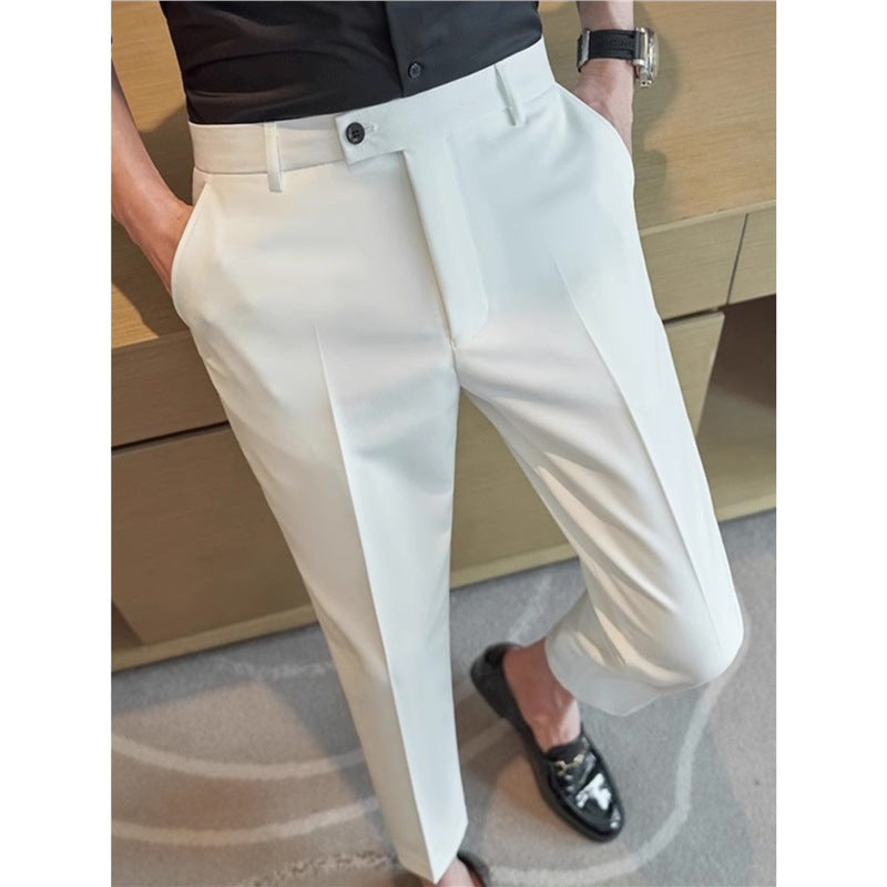 Flowy Ice Silk Casual Trousers