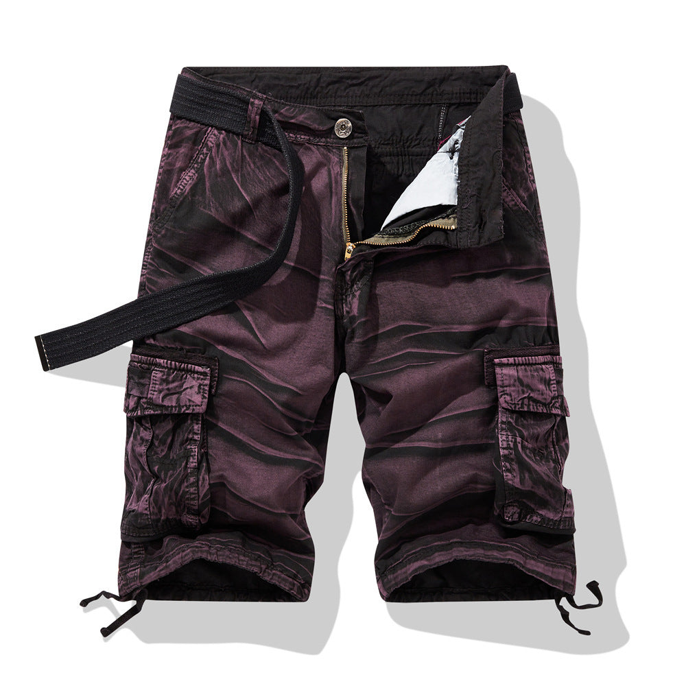 Loose-fitting cargo shorts