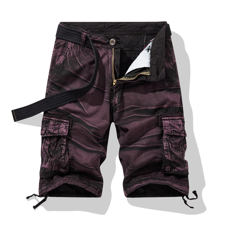 Loose-fitting cargo shorts