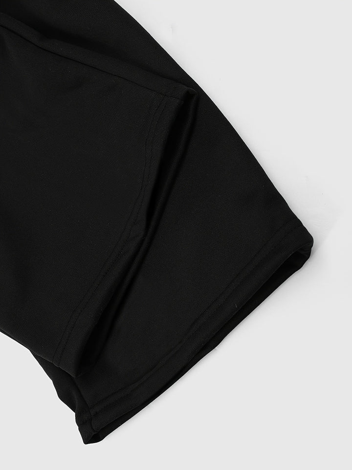 Vintage-style floral embroidered sweatpants