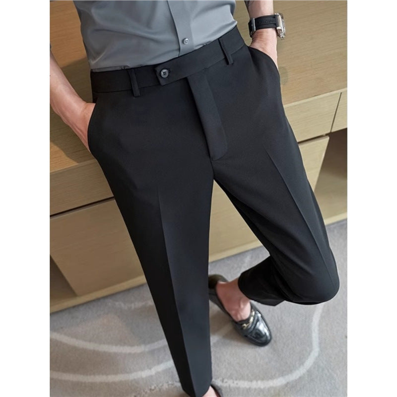 Flowy Ice Silk Casual Trousers