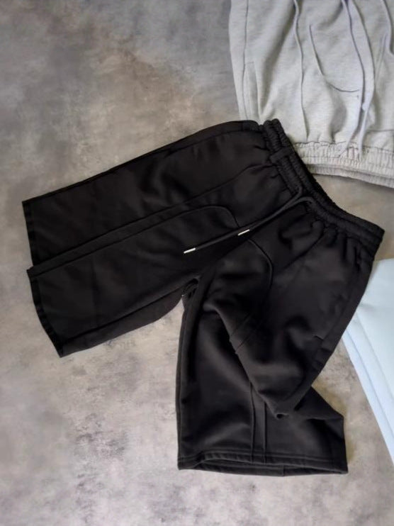 Elastic drawstring sweatpants