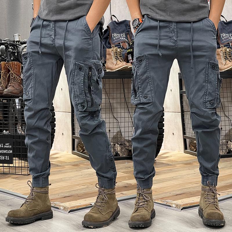Outdoor Straight-Leg Functional Tactical Jogger Work Pants
