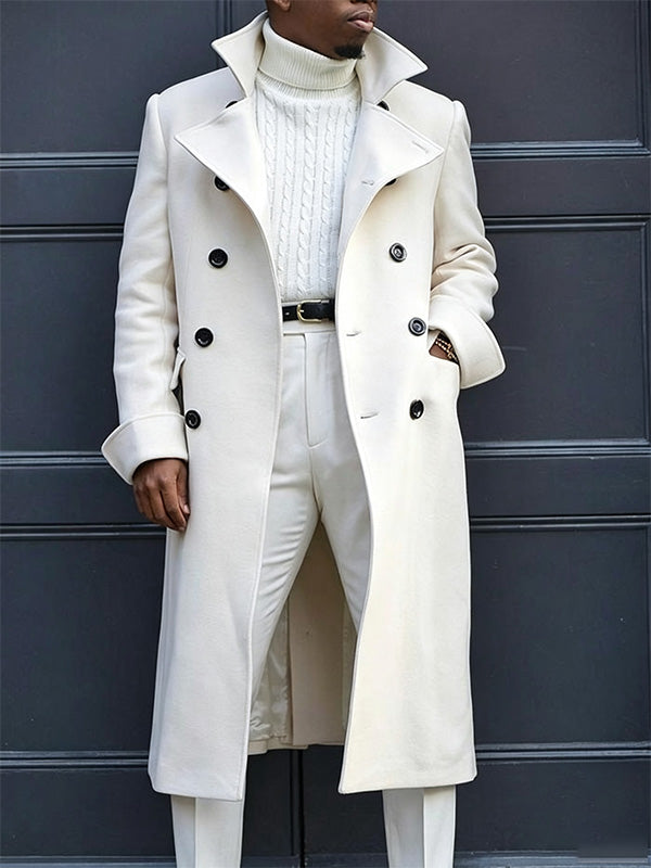 Men’s Button Front Trench Coat