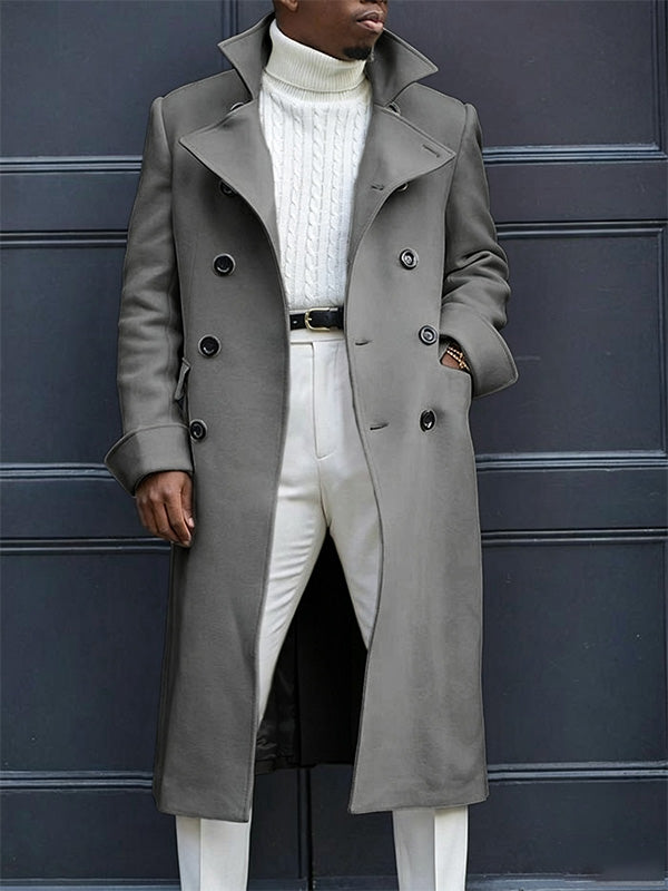 Men’s Button Front Trench Coat