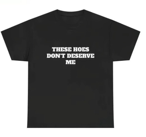 Satirical Letter Print Casual Slogan T-shirt