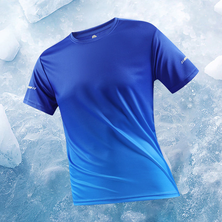 Ice silk short-sleeved T-shirt, men&