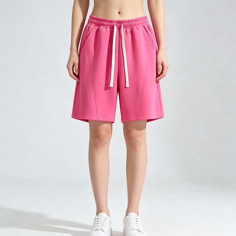 Solid Color Drawstring Loose Fashion Sports Shorts