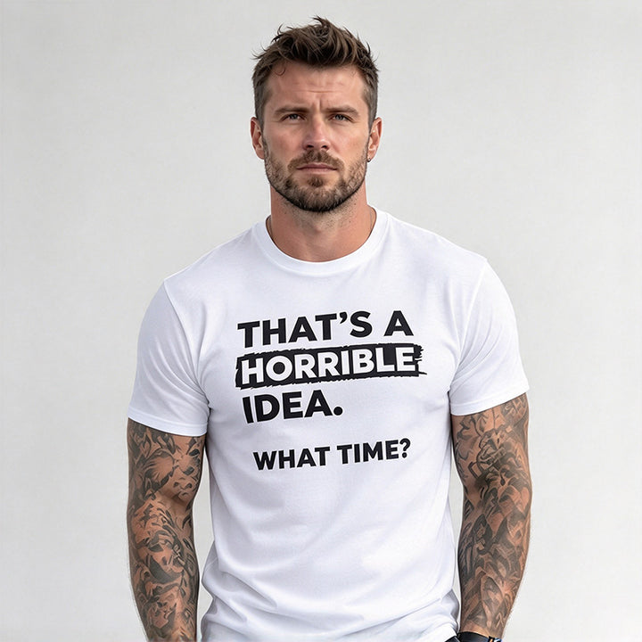 Vintage Humor Quote Printed Tshirt