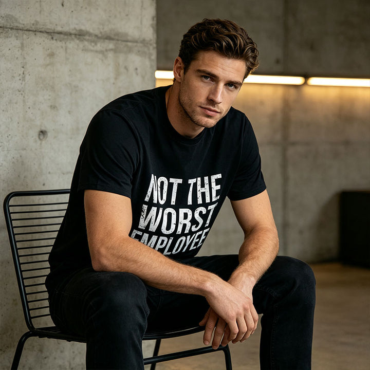 Not The Worst Employee Cotton Tee