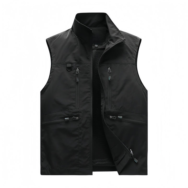Lightweight Quick‑Dry Fishing Travel Vest Men Functional Cargo Waistcoat