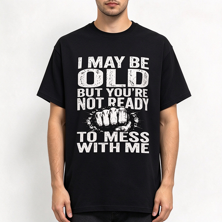 Vintage Fist Graphic Mens T Shirt