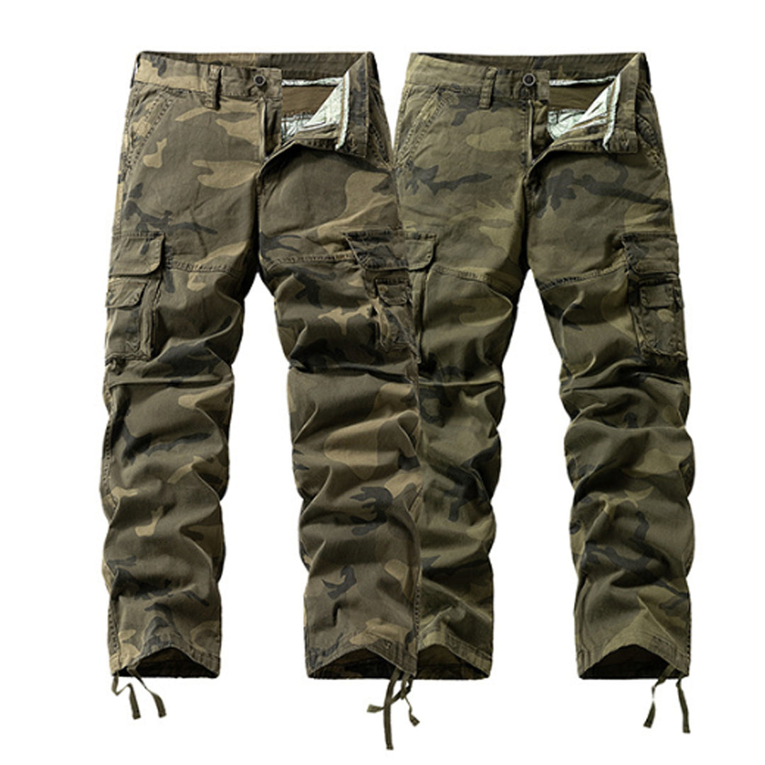 Retro camouflage casual loose-fitting long pants sports outdoor pants