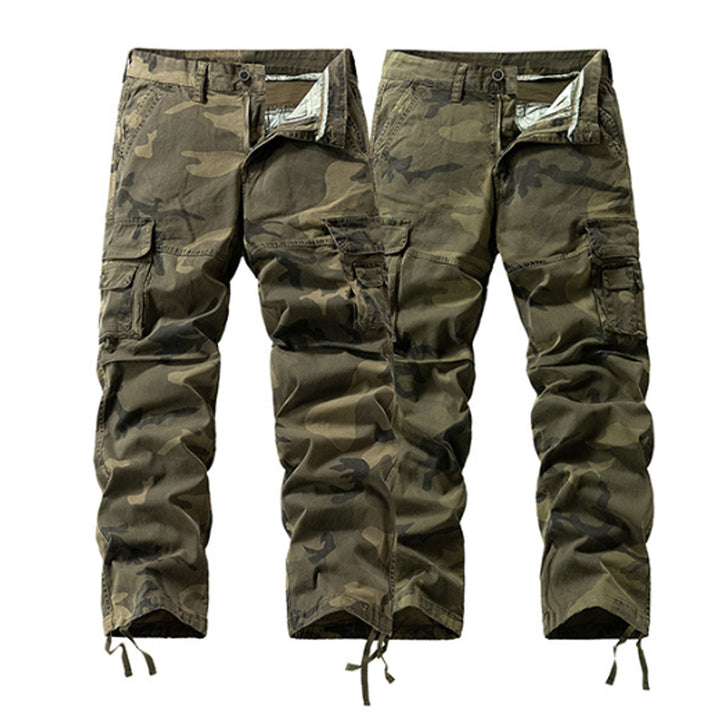 Retro camouflage casual loose-fitting long pants sports outdoor pants