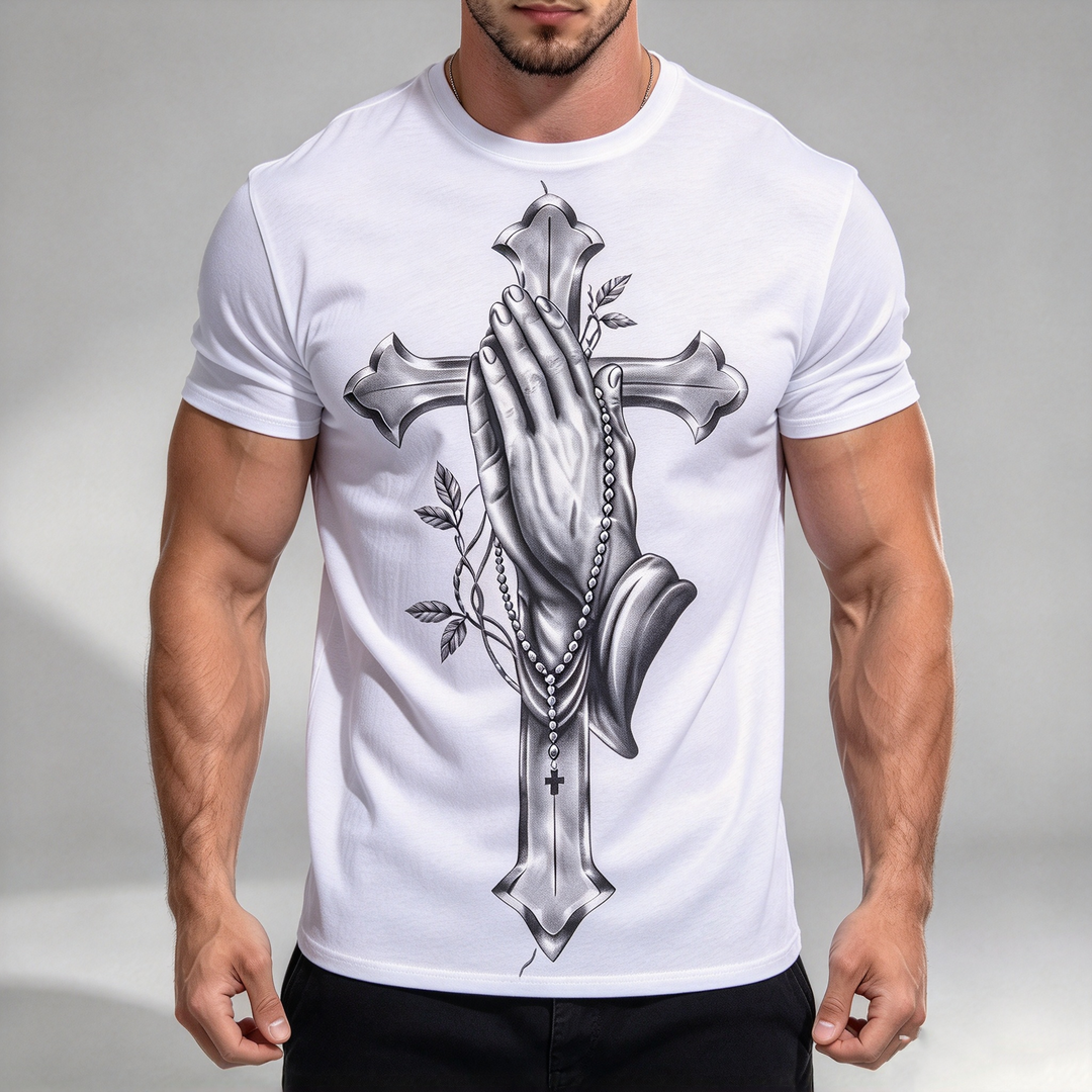 Mens Religious Statement T-Shirt