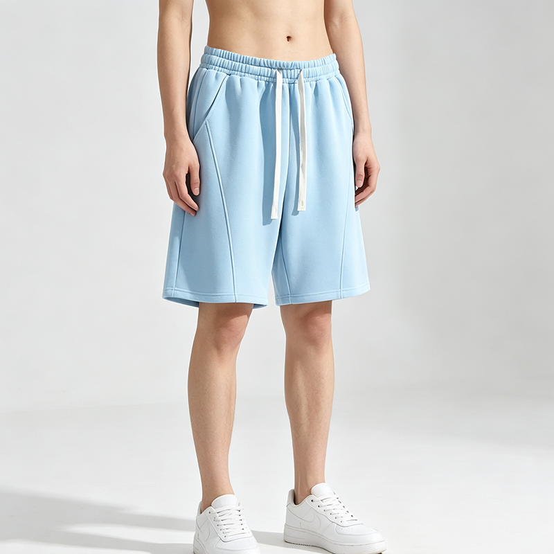 Solid Color Drawstring Loose Fashion Sports Shorts