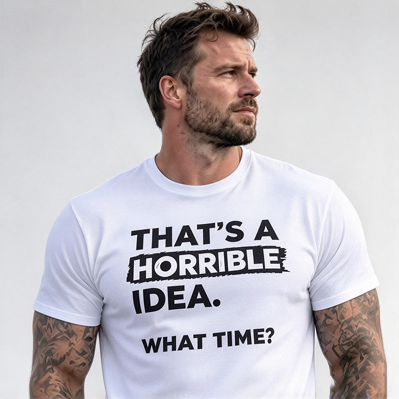 Vintage Humor Quote Printed Tshirt