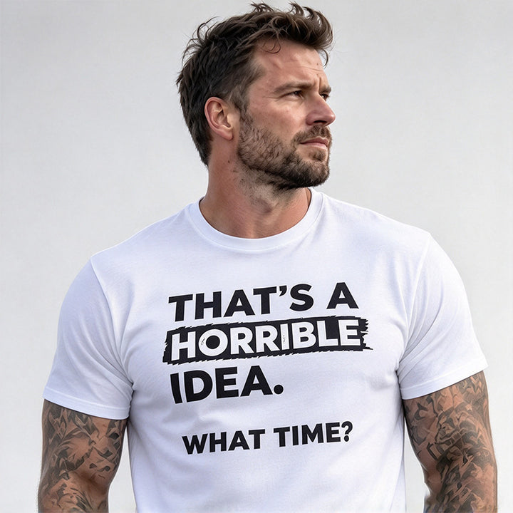 Vintage Humor Quote Printed Tshirt
