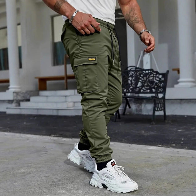 Outdoor windproof sports and fitness work pants