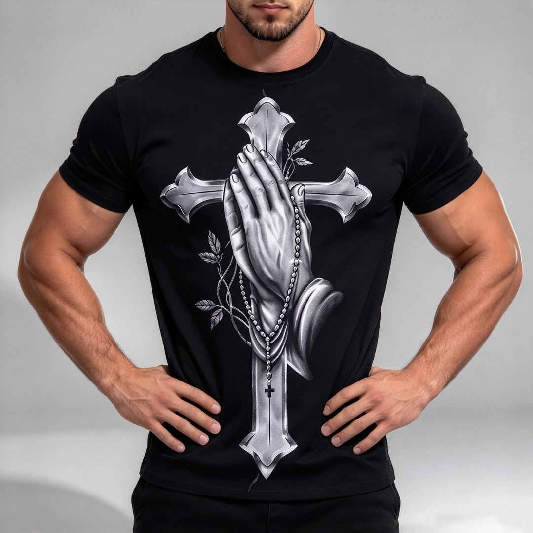 Mens Religious Statement T-Shirt