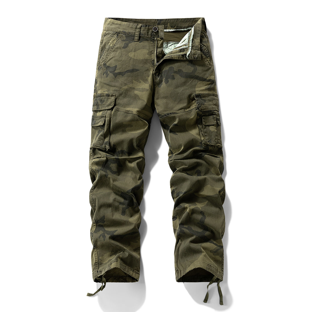 Retro camouflage casual loose-fitting long pants sports outdoor pants