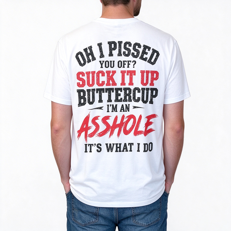 Funny Quote Graphic Casual Tee