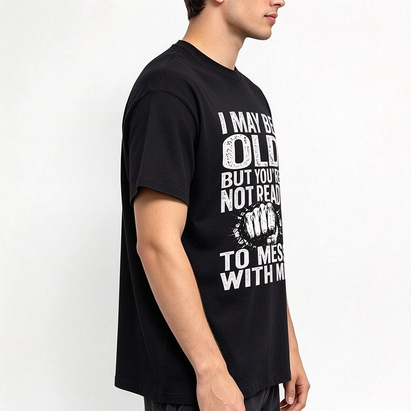 Vintage Fist Graphic Mens T Shirt