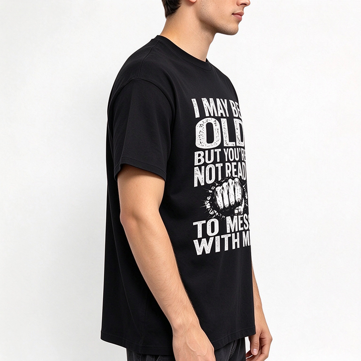 Vintage Fist Graphic Mens T Shirt