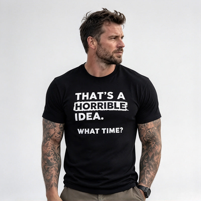 Vintage Humor Quote Printed Tshirt