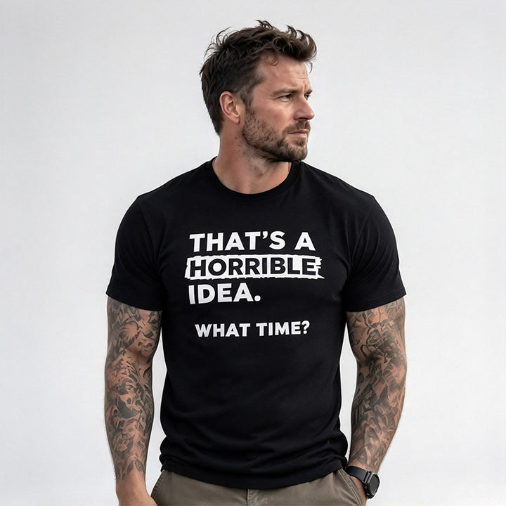Vintage Humor Quote Printed Tshirt