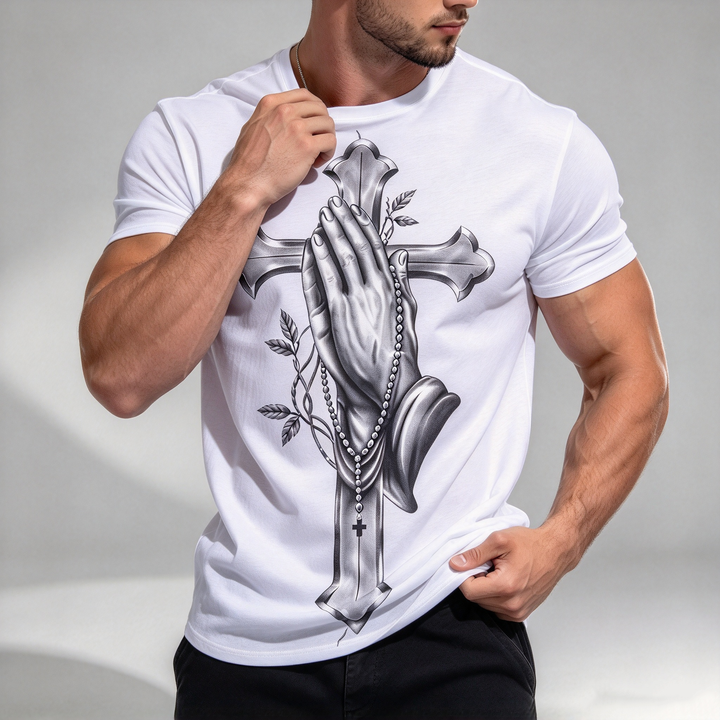 Mens Religious Statement T-Shirt