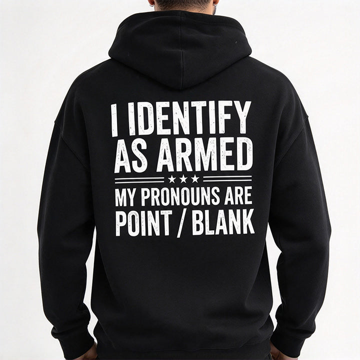 Men Funny Statement Graphic Hoodie