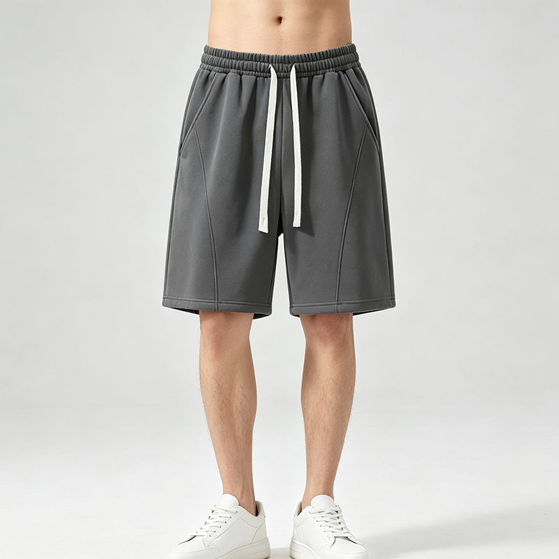 Solid Color Drawstring Loose Fashion Sports Shorts