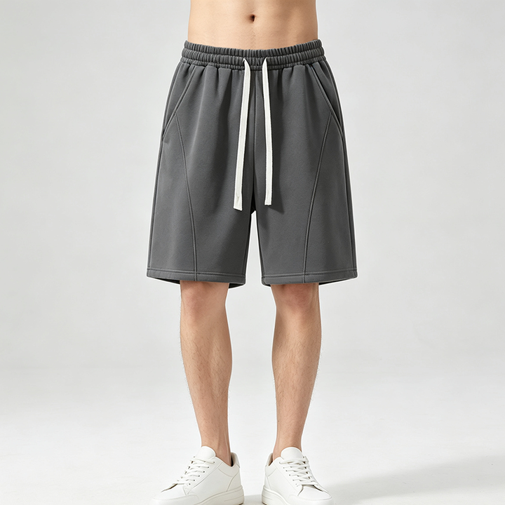 Solid Color Drawstring Loose Fashion Sports Shorts