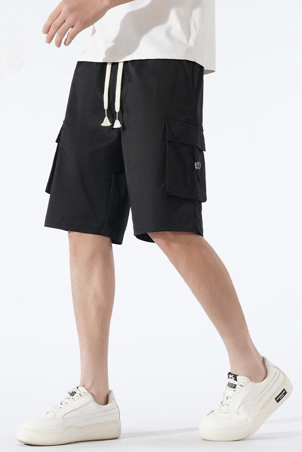 Casual trousers, summer straight leg, versatile five-point pants