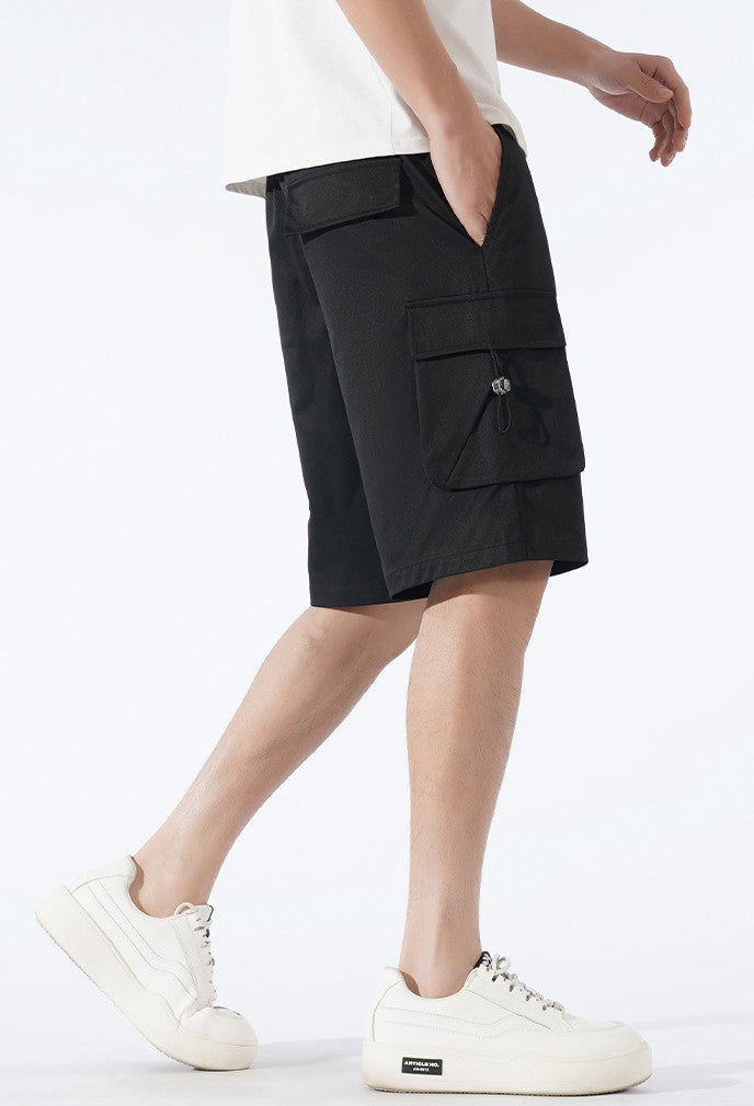 Casual trousers, summer straight leg, versatile five-point pants