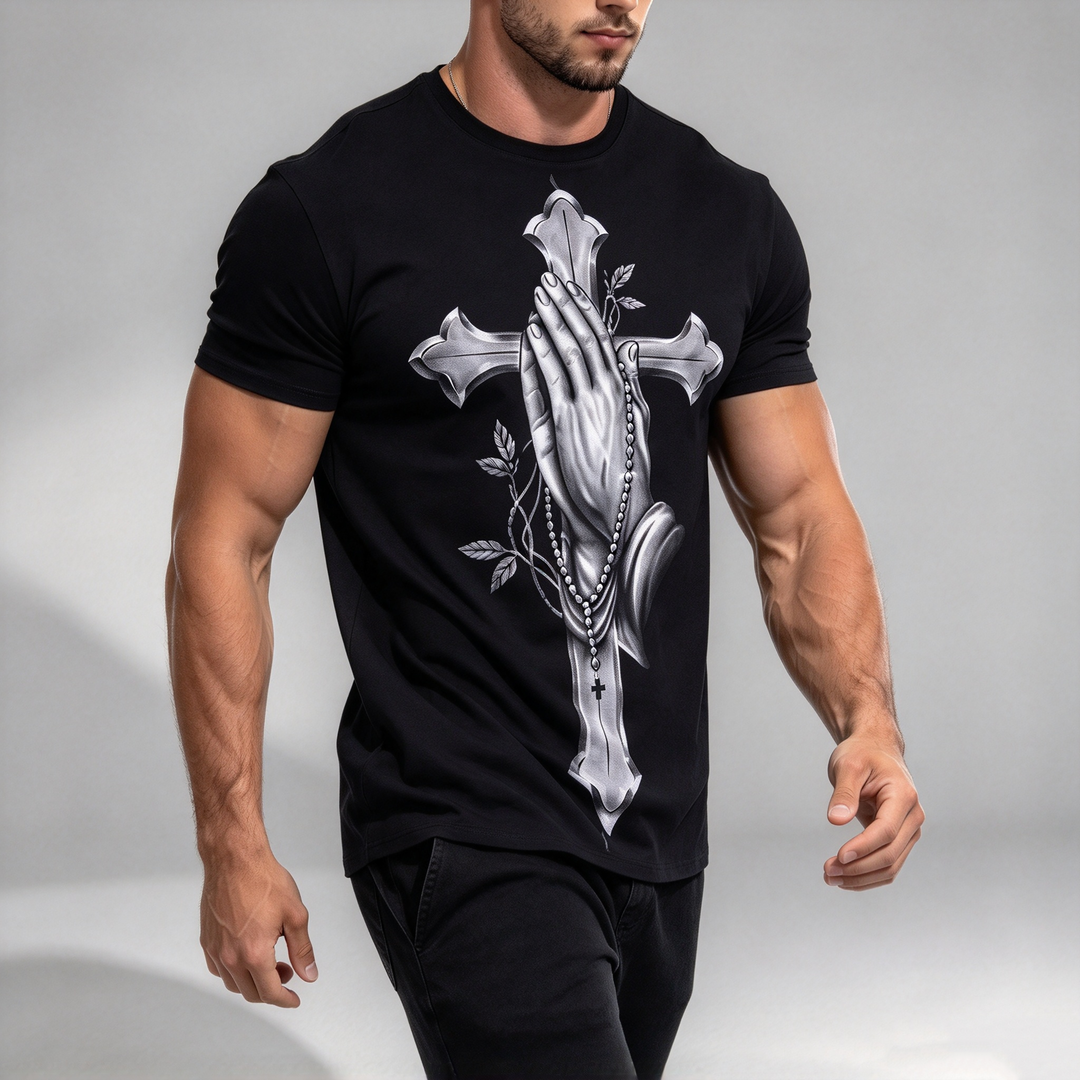 Mens Religious Statement T-Shirt