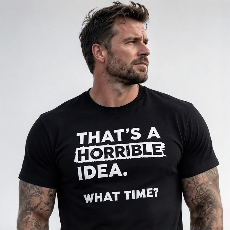 Vintage Humor Quote Printed Tshirt