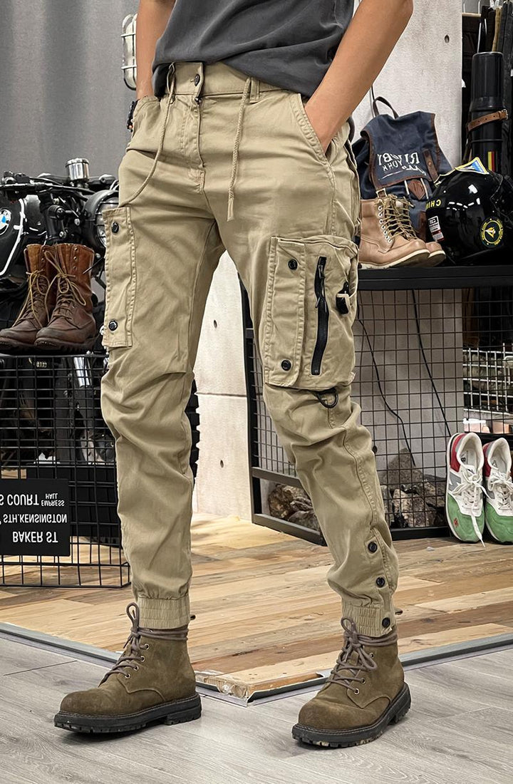 Outdoor Straight-Leg Functional Tactical Jogger Work Pants