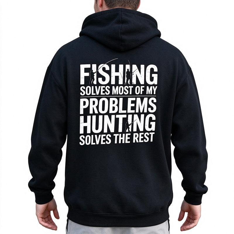 Fishing Hunting Graphic Hoodie