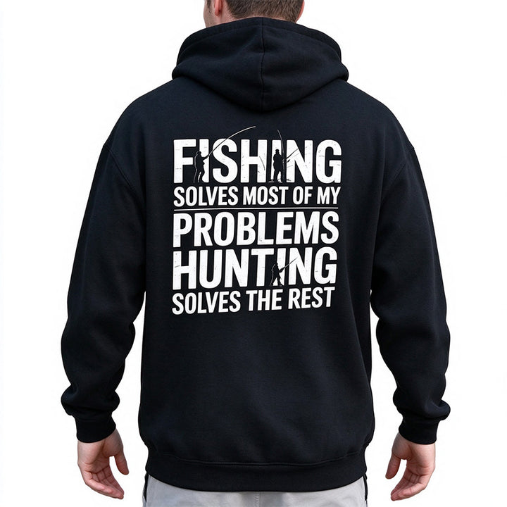 Fishing Hunting Graphic Hoodie