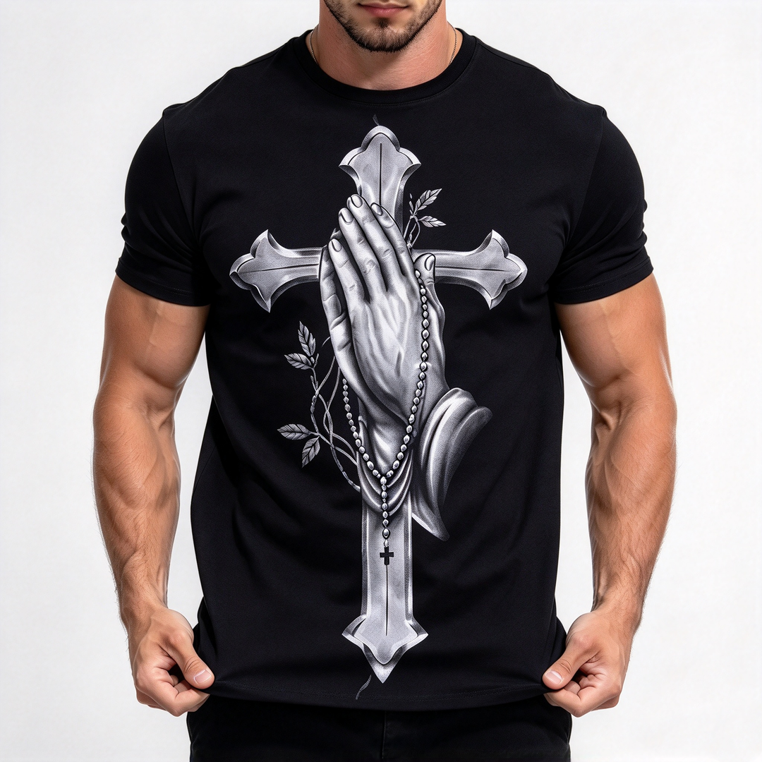 Mens Religious Statement T-Shirt
