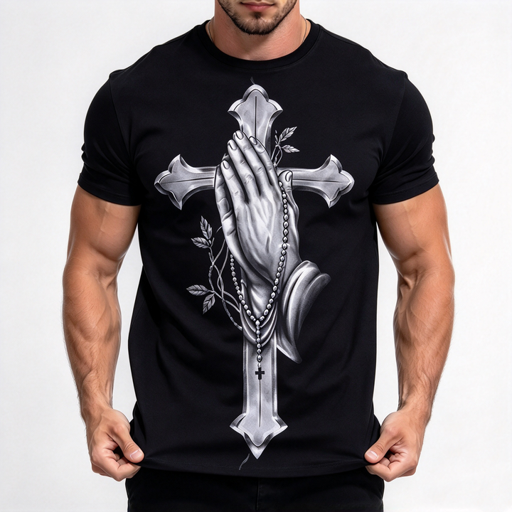 Mens Religious Statement T-Shirt