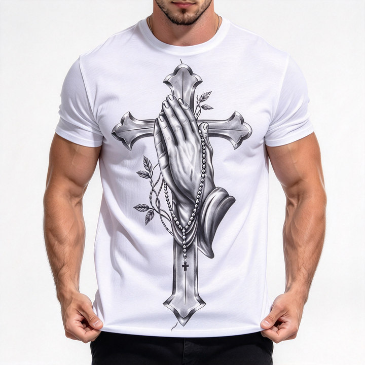 Mens Religious Statement T-Shirt